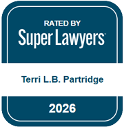 RATED BY Super Lawyers | Terri L.B. Partridge | 2026